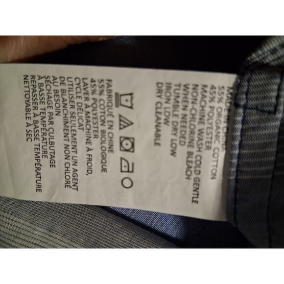 Prana Mens XL Tamrack Stripe Organic Cotton Grungecore Button up Stripe Shirt - Picture 7 of 9